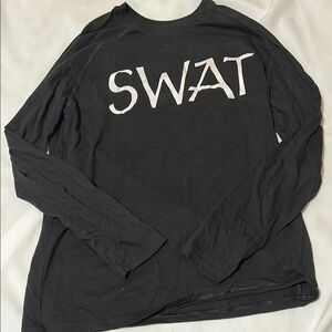 Black SWAT Long Sleeve Shirt